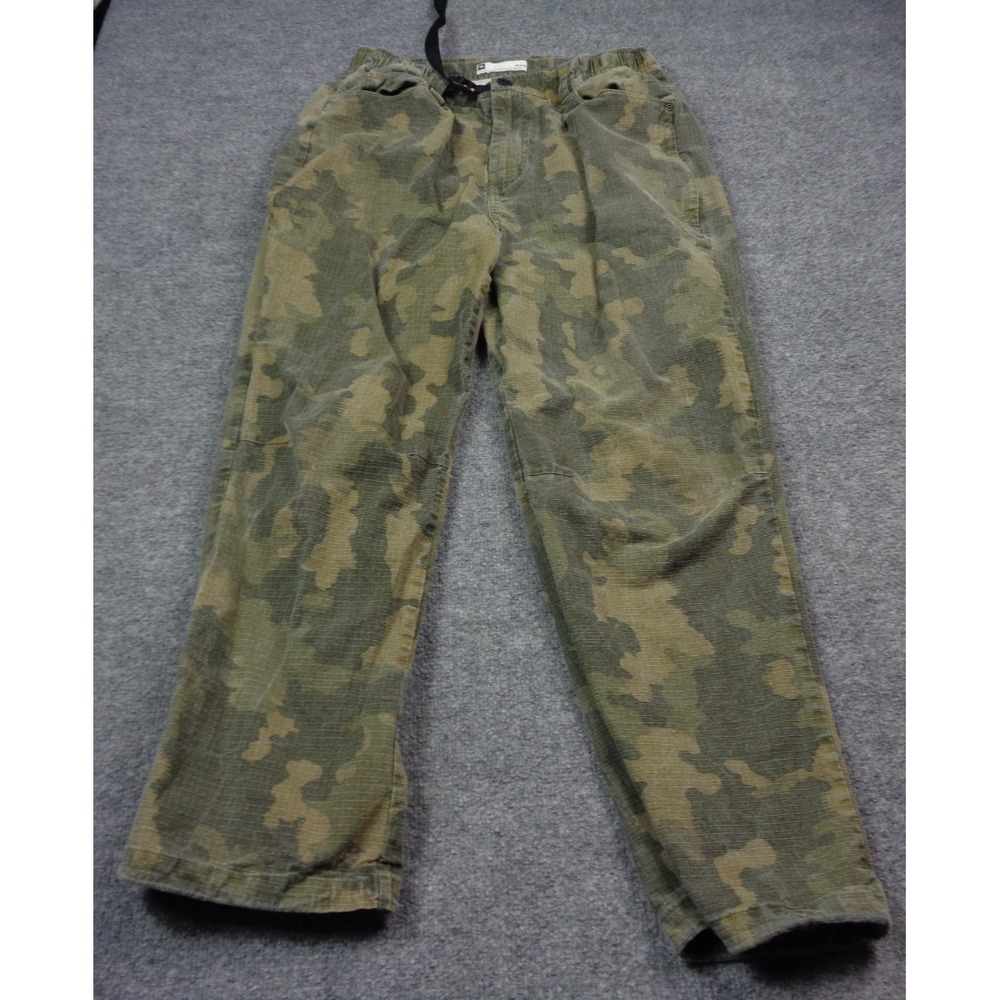 686 Cruiser Pants Men M Green Camo Ripstop Cargo Belted Adjustable